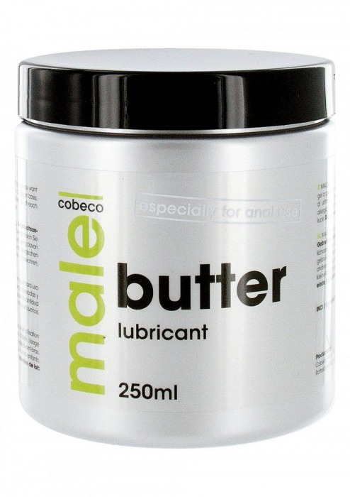 Анальный лубрикант MALE Cobeco Butter Lubricant - 250 мл. - Cobeco - купить с доставкой в Красногорске
