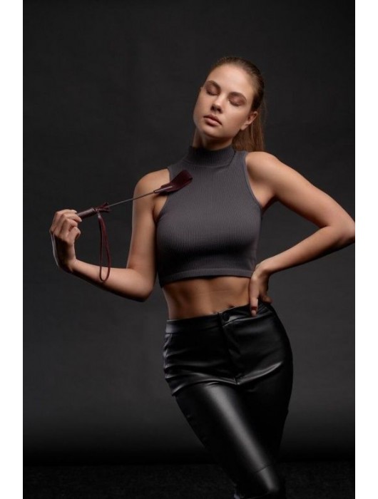 Бордовый стек Ladys Arsenal - 24 см. - БДСМ Арсенал - купить с доставкой в Красногорске