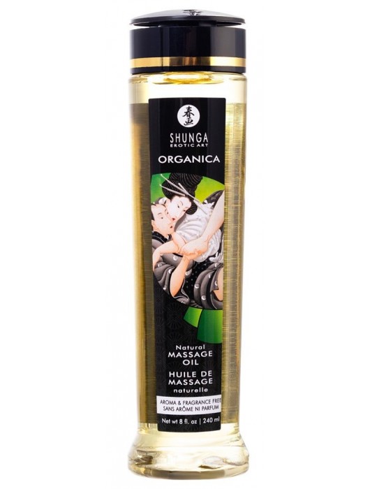 Массажное масло без аромата Organica - 240 мл. - Shunga - купить с доставкой в Красногорске