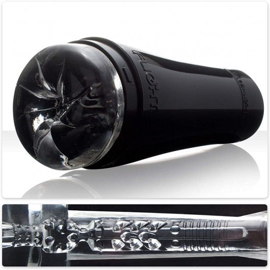 Черный мастурбатор-анус Fleshlight - Flight Pilot - Fleshlight - в Красногорске купить с доставкой