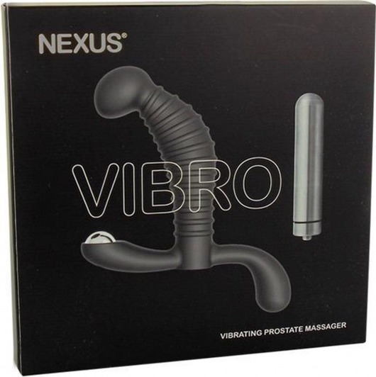 Стимулятор простаты Nexus Vibro Black - 10,2 см. - Nexus Range - в Красногорске купить с доставкой