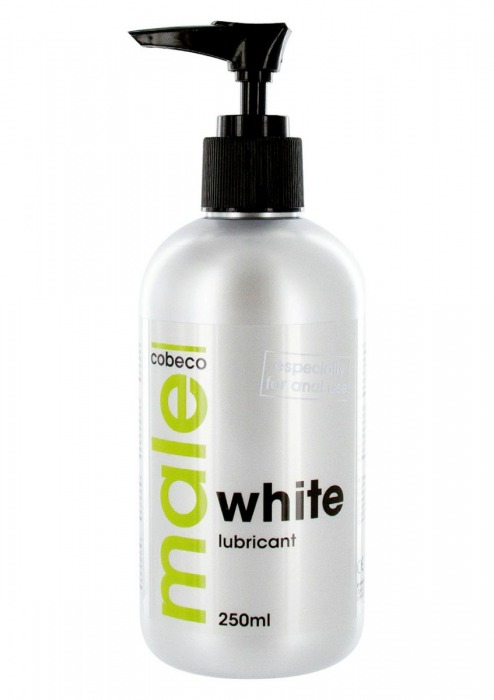 Анальная смазка на водной основе MALE Cobeco White Lubricant - 250 мл. - Cobeco - купить с доставкой в Красногорске