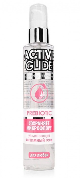 Увлажняющий интимный гель Active Glide Prebiotic - 100 гр. - Биоритм - купить с доставкой в Красногорске