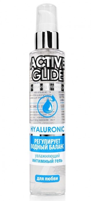 Увлажняющий интимный гель Active Glide Hyaluronic - 100 гр. - Биоритм - купить с доставкой в Красногорске