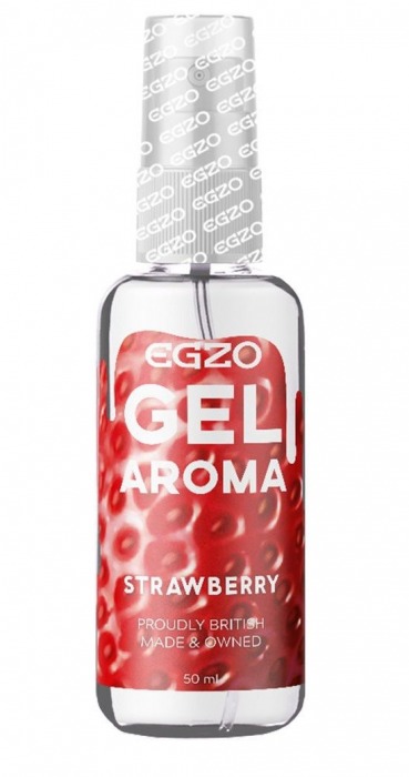 Интимный лубрикант EGZO AROMA с ароматом клубники - 50 мл. - EGZO - купить с доставкой в Красногорске