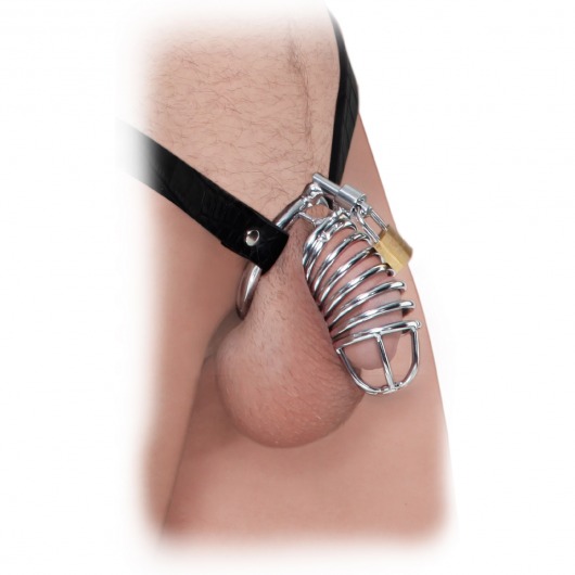 Кольцо верности Extreme Chastity Belt с фиксацией головки - Pipedream - купить с доставкой в Красногорске