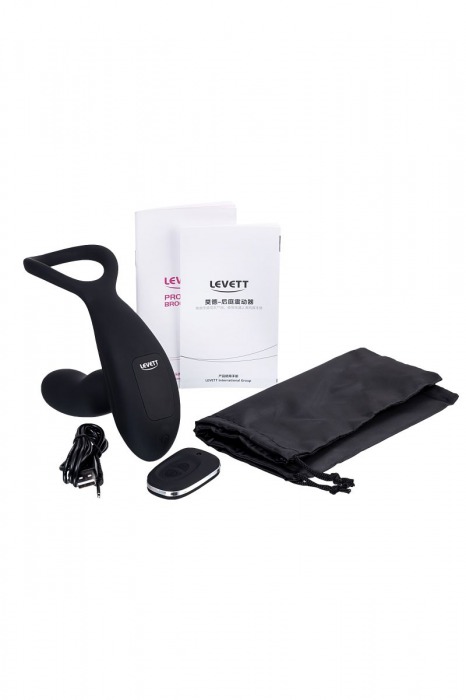 Черный стимулятор простаты Maud с вибрацией - Levett - в Красногорске купить с доставкой