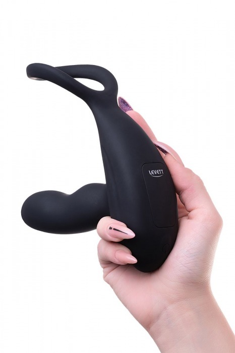 Черный стимулятор простаты Maud с вибрацией - Levett - в Красногорске купить с доставкой