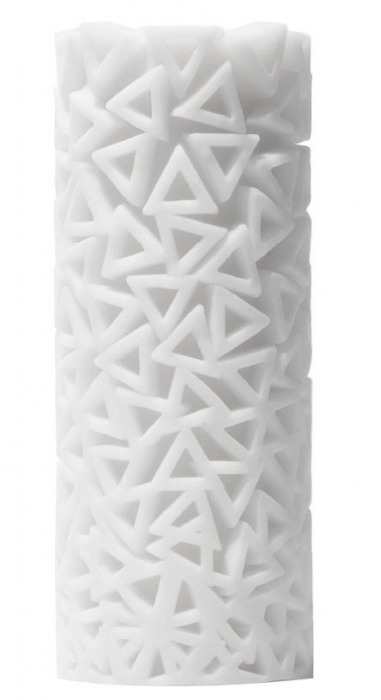 Белый 3D мастурбатор PILE - Tenga - в Красногорске купить с доставкой