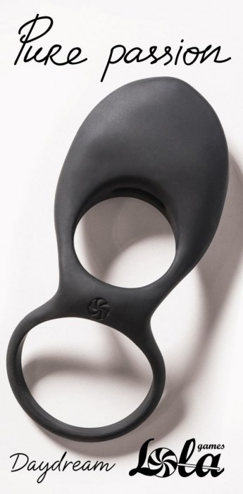 Черное эрекционное виброкольцо Daydream - Lola Games - в Красногорске купить с доставкой