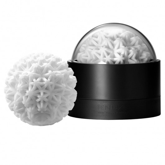 Белый мастурбатор Tenga Geo Coral - Tenga - в Красногорске купить с доставкой
