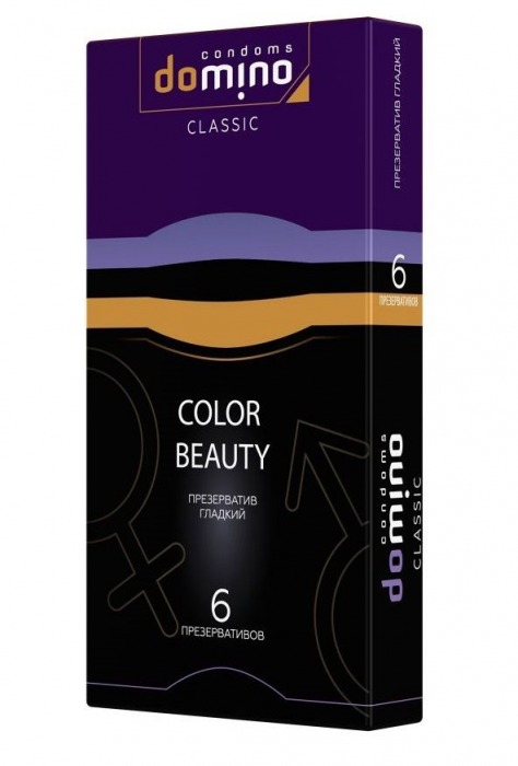Разноцветные презервативы DOMINO Colour Beauty - 6 шт. - Domino - купить с доставкой в Красногорске