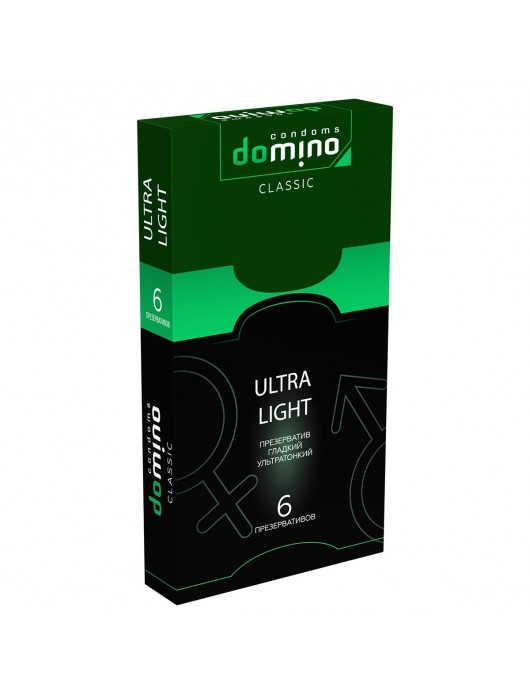 Супертонкие презервативы DOMINO Ultra Light - 6 шт. - Domino - купить с доставкой в Красногорске