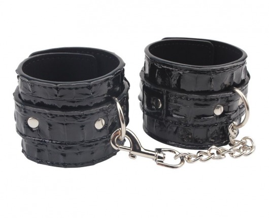 Черные наручники Surrender Wrist Restraints - Chisa - купить с доставкой в Красногорске