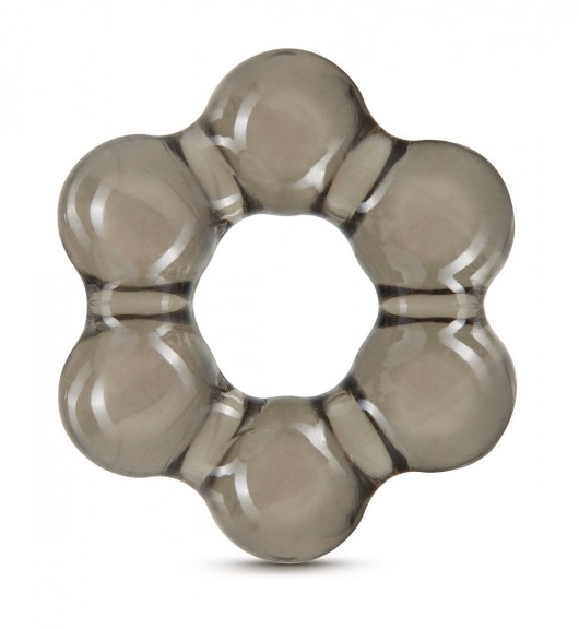 Дымчатое эрекционное кольцо Stay Hard Thick Bead Cock Ring - Blush Novelties - в Красногорске купить с доставкой