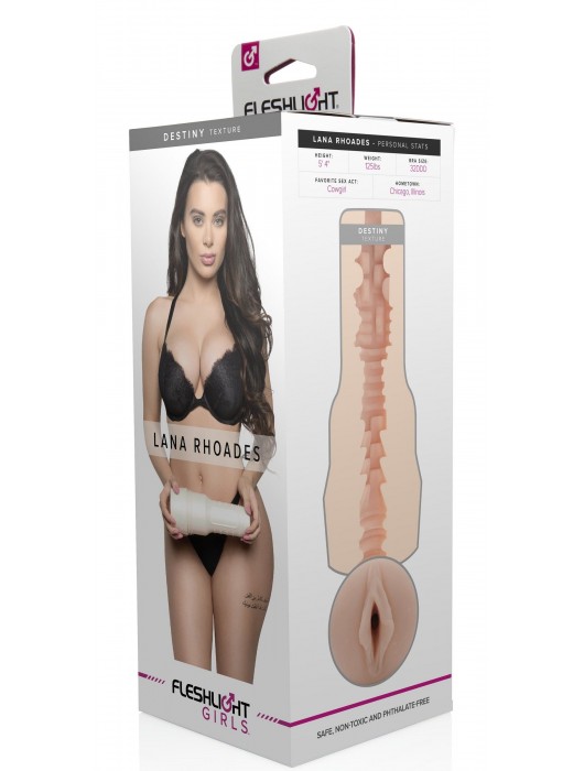 Мастурбатор-вагина Fleshlight Girls - Lana Rhoades Destiny - Fleshlight - в Красногорске купить с доставкой