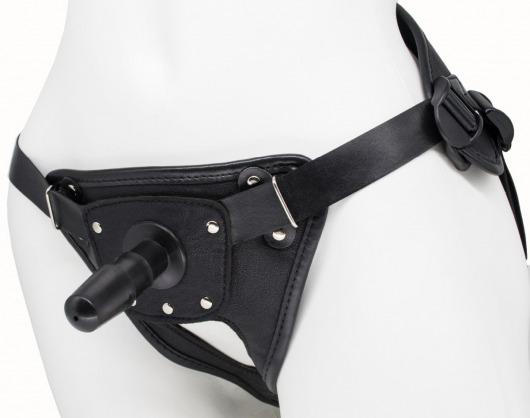 Черный пояс для насадок BEST CLASS STRAP - LOVETOY (А-Полимер) - купить с доставкой в Красногорске