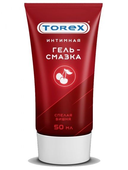 Смазка на водной основе TOREX  Спелая вишня  - 50 мл. - Torex - купить с доставкой в Красногорске