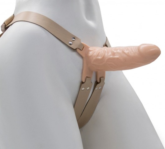 Телесный мужской парапротез MEN STYLE - 15 см. - LOVETOY (А-Полимер) - купить с доставкой в Красногорске