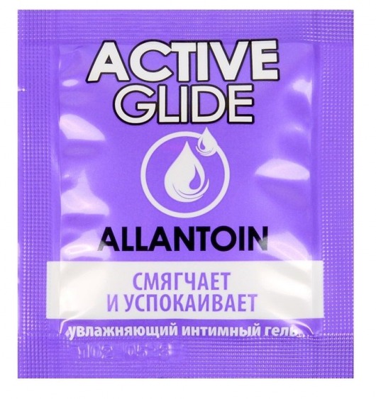 Лубрикант на водной основе Active Glide с аллантоином - 3 гр. - Биоритм - купить с доставкой в Красногорске