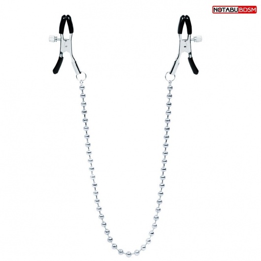 Оригинальные зажимы на соски с бусами - Notabu - купить с доставкой в Красногорске