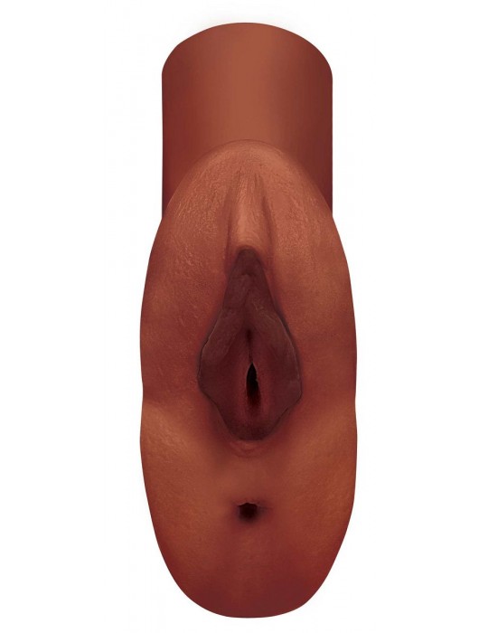 Коричневый мастурбатор Perfect Pussy Double Stroker - Pipedream - в Красногорске купить с доставкой