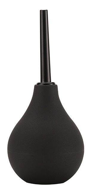 Черный анальный душ ANAL DOUCHE с прямым наконечником - Dream Toys - купить с доставкой в Красногорске