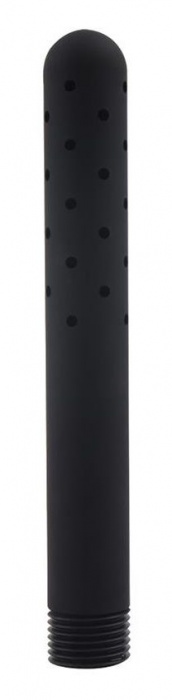 Черная насадка для анального душа ANAL DOUCHE - 15 см. - Dream Toys - купить с доставкой в Красногорске