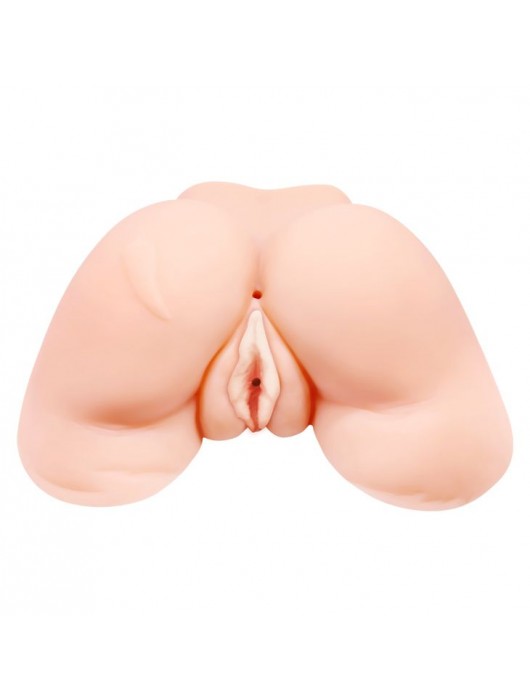 Телесная вибровагина Julie с 2 рабочими отверстиями - Baile - в Красногорске купить с доставкой