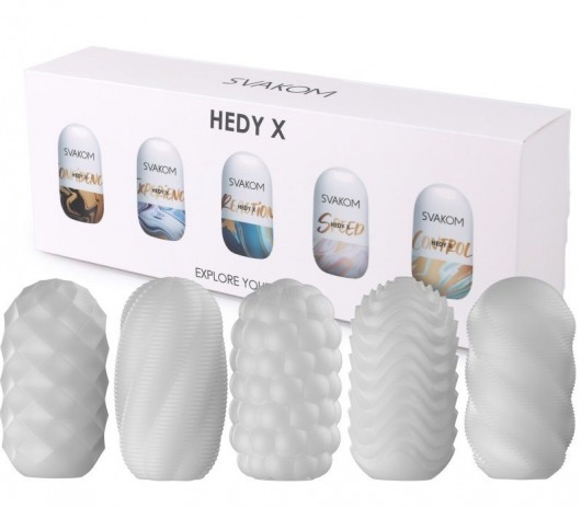 Набор из 5 мастурбаторов Hedy X5 Mixed - Svakom - в Красногорске купить с доставкой