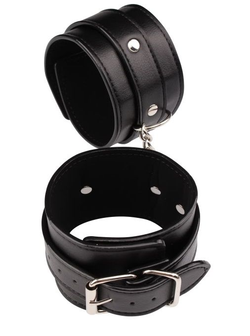 Черные оковы Classic Ankle Cuffs - Chisa - купить с доставкой в Красногорске