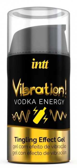 Жидкий интимный гель с эффектом вибрации Vibration! Vodka Energy - 15 мл. - INTT - купить с доставкой в Красногорске