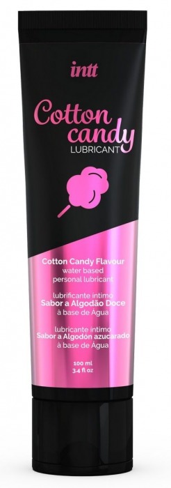 Интимный гель на водной основе Cotton Candy Lubricant - 100 мл. - INTT - купить с доставкой в Красногорске