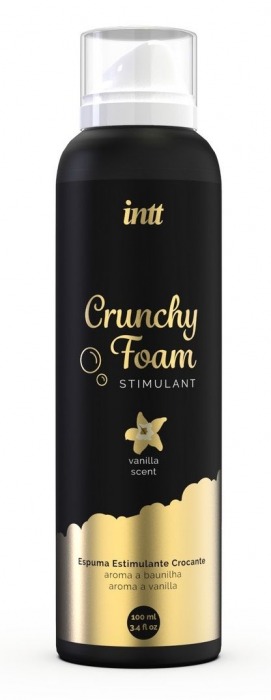 Пенка для массажа Crunchy Foam Stimulant Vanilla - 100 мл. - INTT - купить с доставкой в Красногорске