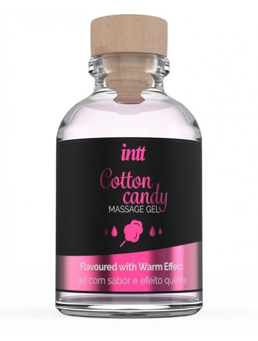 Массажный гель с согревающим эффектом Cotton Candy - 30 мл. - INTT - купить с доставкой в Красногорске