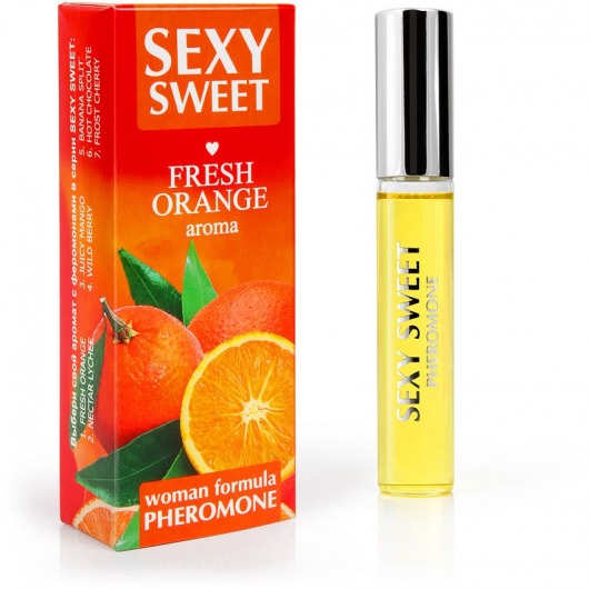 Парфюм для тела с феромонами Sexy Sweet с ароматом апельсина - 10 мл. -  - Магазин феромонов в Красногорске
