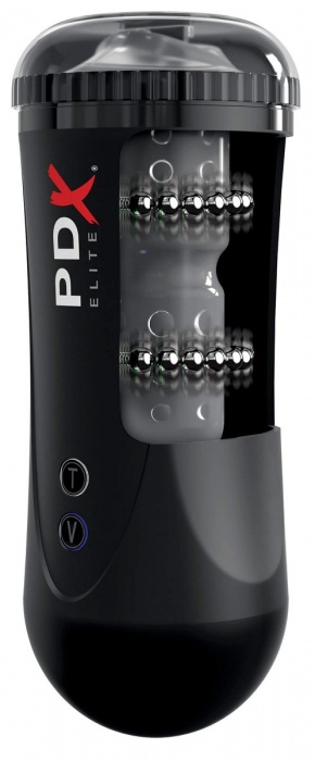 Черный автоматический мастурбатор-ротик Moto Stroker - Pipedream - в Красногорске купить с доставкой