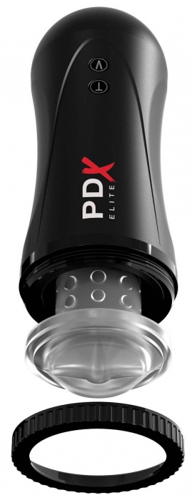 Черный автоматический мастурбатор-ротик Moto Stroker - Pipedream - в Красногорске купить с доставкой