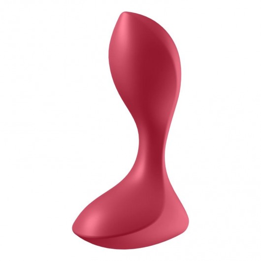 Красный вибромассажёр простаты Satisfyer Backdoor Lover - 14 см. - Satisfyer - в Красногорске купить с доставкой