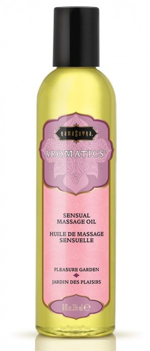 Массажное масло с цветочным ароматом Pleasure Garden - 236 мл. - Kama Sutra - купить с доставкой в Красногорске