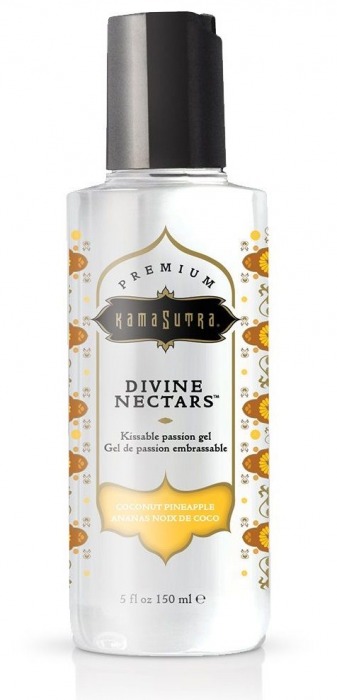 Гель-лубрикант на водной основе Divine Nectars Vanilla с ароматом ванили - 150 мл. - Kama Sutra - купить с доставкой в Красногорске