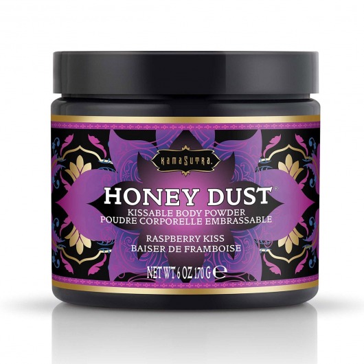 Пудра для тела Honey Dust Body Powder с ароматом малины - 170 гр. - Kama Sutra - купить с доставкой в Красногорске