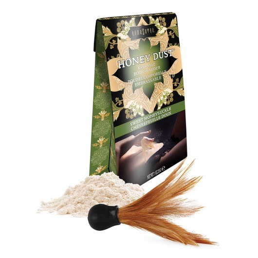 Пудра для тела Honey Dust Body Powder с ароматом жимолости - 28 гр. - Kama Sutra - купить с доставкой в Красногорске