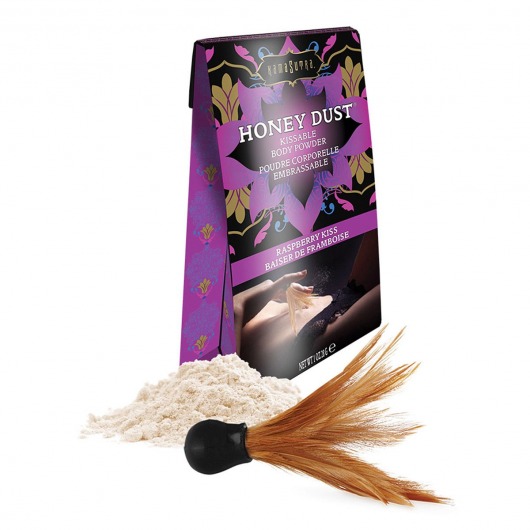 Пудра для тела Honey Dust Body Powder с ароматом малины - 28 гр. - Kama Sutra - купить с доставкой в Красногорске