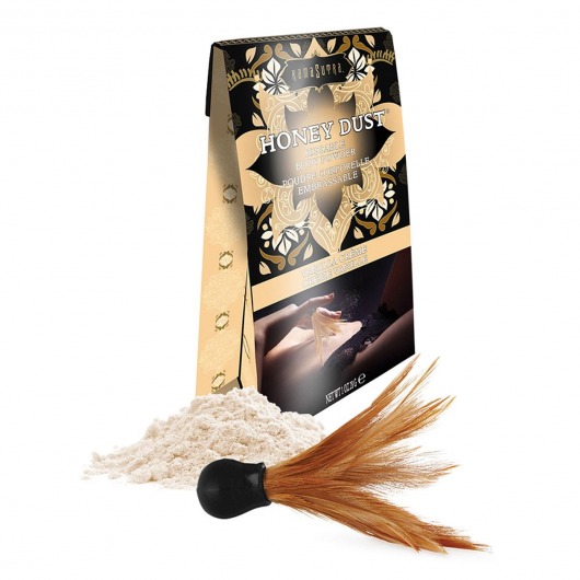 Пудра для тела Honey Dust Body Powder с ароматом ванили - 28 гр. - Kama Sutra - купить с доставкой в Красногорске