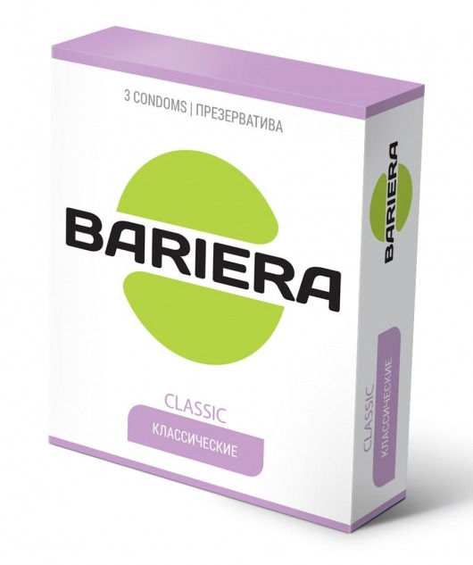 Классические презервативы Bariera Classic - 3 шт. - Bariera - купить с доставкой в Красногорске