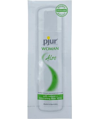 Лубрикант на водной основе pjur WOMAN Aloe - 2 мл. - Pjur - купить с доставкой в Красногорске