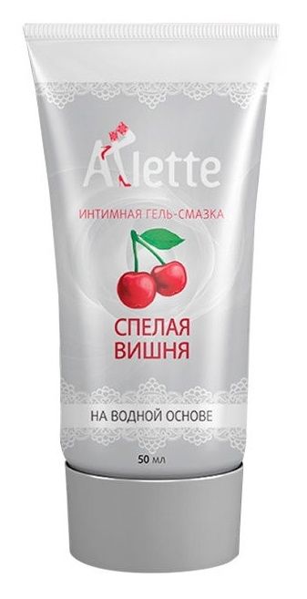 Интимная гель-смазка на водной основе Arlette  Спелая вишня  - 50 мл. - Arlette - купить с доставкой в Красногорске