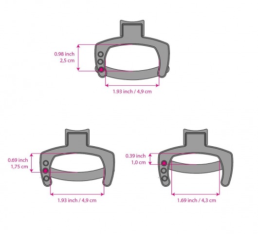 Кольцо с зажимом для мошонки для пояса верности Pubic Enemy - MyStim - купить с доставкой в Красногорске
