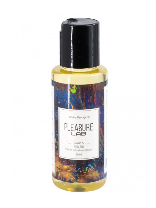 Массажное масло Pleasure Lab Relaxing с ароматом винограда и инжира - 50 мл. - Pleasure Lab - купить с доставкой в Красногорске
